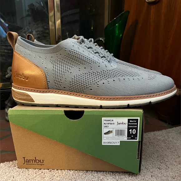 JAMBU Gray Franklin Oxford Shoes Men’s 10 New NIB main image 14